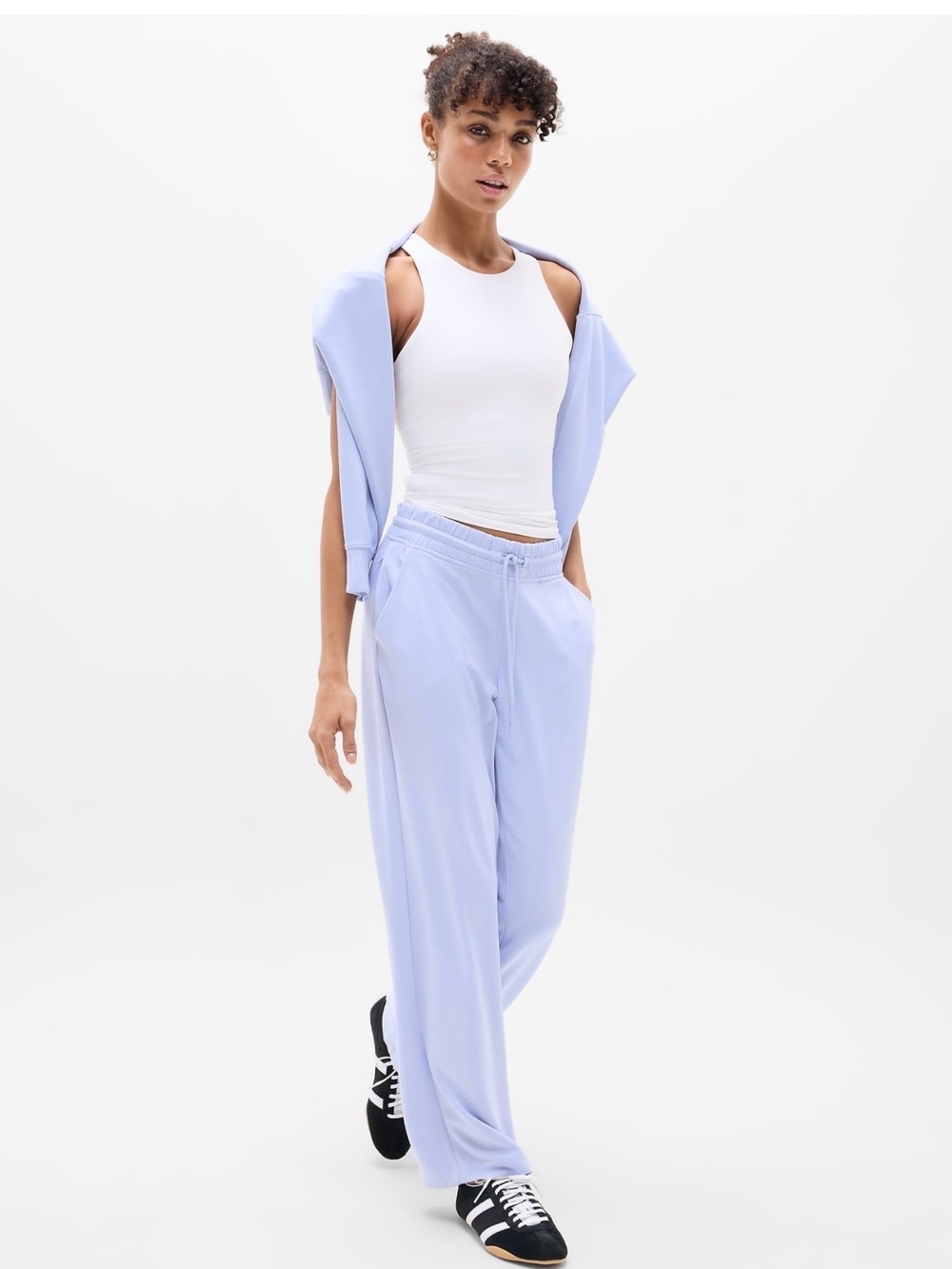 Athleta Seasoft Mid Rise Straight Pant | Gossamer #472259